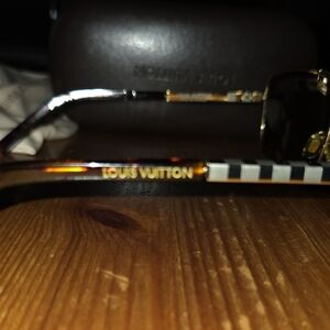 Louis Vuitton Sunglasses with Brown and Gold Accents